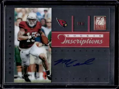 Michael Floyd 2012 Donruss Elite Rookie Inscriptions Acetate Auto Blue Ink • $7.99