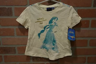 Disney Jasmine Aladdin Shirt T-Shirt Top Girls Toddler 3T - Michael Wilkinson  • $22.20