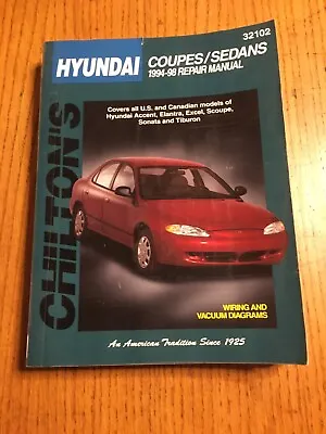 Hyundai Excel 1994-1998 Tune-up Shop Service Repair Manual Book Wiring Diagrams • $29.99