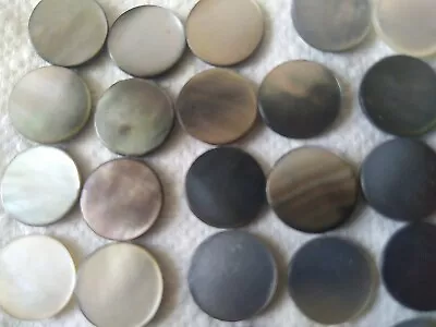 £6.50 • Buy 100 Mother Of Pearl Button Blanks Guitar Mandolin Inlays Or Crafts 11mm 