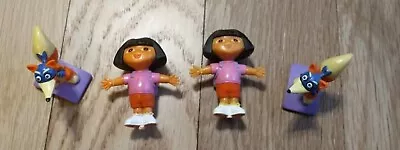 Dora The Explorer Swiper The Fox Figures Cake Topper Character Mini Set Lot Of 4 • $6