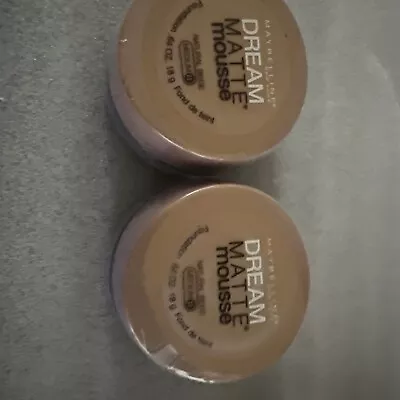 Maybelline DREAM MATTE MOUSSE Foundation ~ PURE BEIGE MEDIUM 2 ~ 0.64 Oz X2 • $19.99