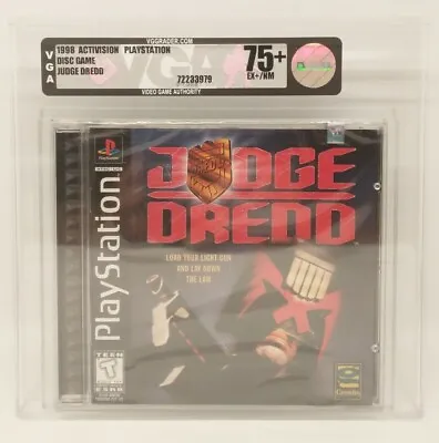 Judge Dredd (Sony PlayStation 1 1999 PS1) New Sealed - VGA Graded 75+ EX+/NM • $249.99