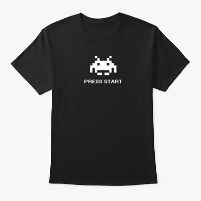 Simple SPACE INVADERS GEEK NERD THE T SHIRT T-SHIRT GIFT Tee • $9.94