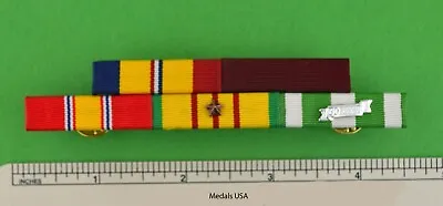 Navy Vietnam War 5 Ribbon Bar Combat Action Good Conduct Campaign Star • $19.95