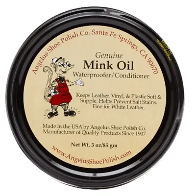 34AS 3 OZ Angelus Mink Oil Waterproofer Paste • $19.95