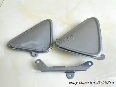 Honda Mini Trail Z50 Z50A Z50Z Left & Right Silver Battery Side Cover Reproduct. • $169.99