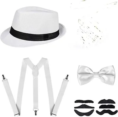 1920s Gangster Costume Accessories For Men Men Event Prom Party Supplies C • £8.99