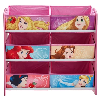 £42 • Buy Disney Princess Kids Bedroom Storage Cabinet With 6 Storage Baskets