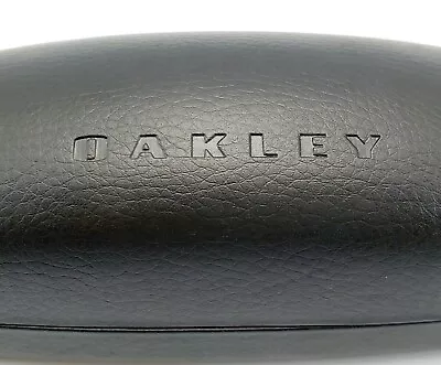 $17 • Buy OAKLEY BLACK HARD LEATHER CLAMSHELL GLASSES CASE 160 X 60 X 50mm