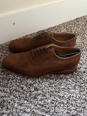 Meermin Mallorca Cap Toe Oxford Camel Suede (Never Worn) 7.5 • $55