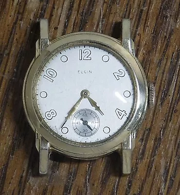 Elgin Mans Watch Art Deco Runs 1935 H705 • $50