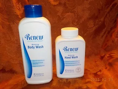 Melaleuca Renew Skin Therapy Moisturizing 12 Oz Body Wash + 8 Oz Hand Wash • $25