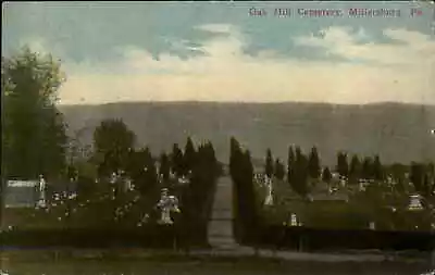 MILLERSBURG PA Oak Hill Cemetery GRAVEYARD C1910 Postcard • $5.80