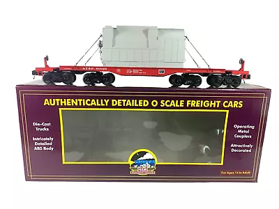 20-98890 MTH Santa Fe (#90025) 47' TTX Heavy Duty Flat Car W/Transformer • $84.95