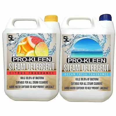 ProKleen Steam Detergent Cleaner Mop Hard Floor Fluid Solution Citrus Ocean 10L • £20.95