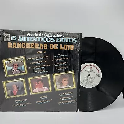 15 Rancheras De Lujo Volumen 2 Lp Record Vinyl 12  Vicente Fernandez  Jimenez • $24.99