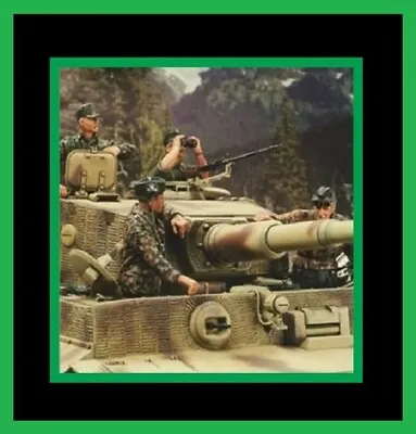 £4 • Buy 1/35 Scale German Ww2 Resin Figures, Model Kit, 4 Soldiers, Unpainted