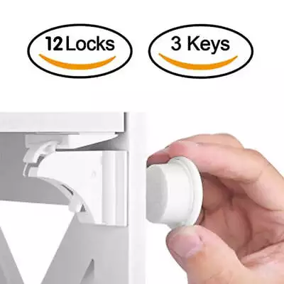 Magnetic Child Lock Children Protection Baby Safety Lock Drawer Latch • £13.19