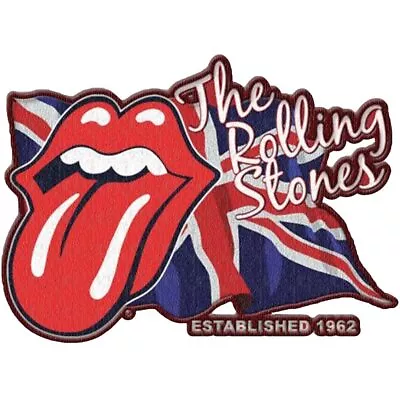 Rolling Stones Lick The Flag Shaped Iron-on / Sew-on Cloth Patch (ro) • $17.64