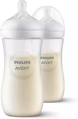 Philips Avent Natural Response Baby Bottles 330Ml 2-Pack SCY906/02 • $40.11