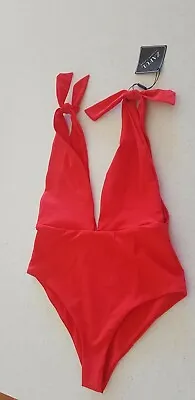 New ZAFUL Red One-Piece Frilled Bathers Swimmers Size M 10 BNWT • $24.95