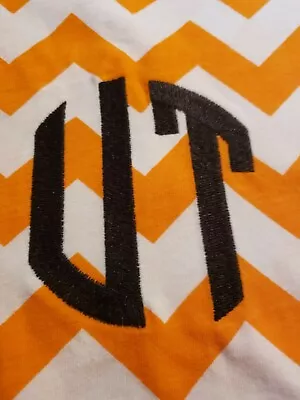 University Of Tennessee Monogram  UT Scarf Home Made Chevron Print • $14.99