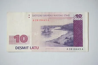 10 Latvian Lats Banknote (LVL) 1992 • $150