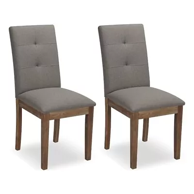 Homycasa Solid Wood Tufted Parsons Dining Chair (Set Of 2) • $102.99