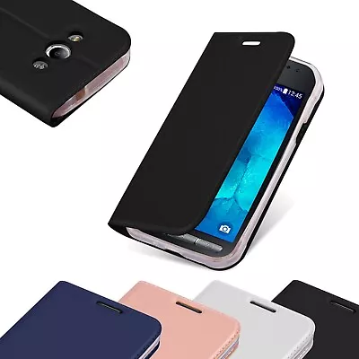 Case For Samsung Galaxy XCOVER 3 Phone Cover Protection Stand Wallet Magnetic • £8.99