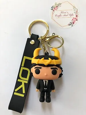 Loki Themed Keyring Keychain More Characters Listed • £5.50