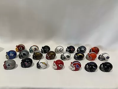 Vintage NFL Gumball Machine Mini Football Helmets Lot Of 22 • $14.99