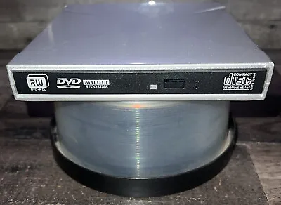 I/O Magic DVD-RW Recordable Drive + 37 Memorex DVD-R Blank Disks IDVD8BP USB • $25