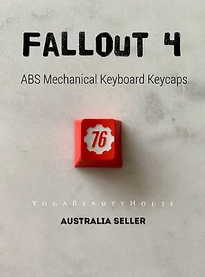 Fallout Shelter 76 ABS Mechanical Keyboard Keycaps (oem Cherry Mx Razer Gaming) • $8.95