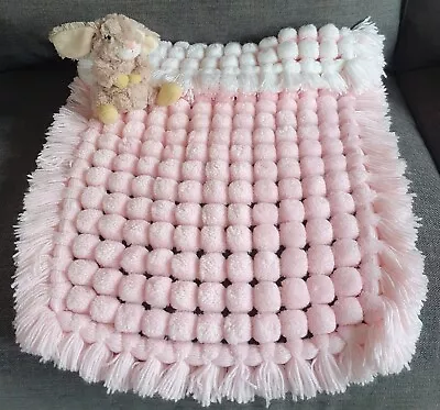 ***Hand Knitted Baby Blanket*** • £12.99