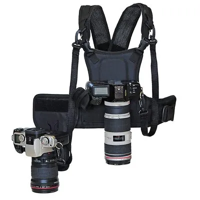 2022 Camera Carry Chest Strap System Vest Quick Strap Strap Side Holster • $97.31