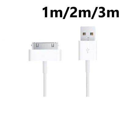 1m/ 2m/ 3m IPhone 4S 4 3G USB Data Charger Cable Lead For IPad 2 3 IPod Classic • $8.49