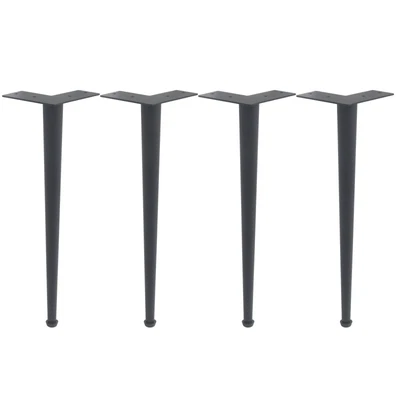 $35 • Buy Metal Table Legs 410mm Cone Shape Coffee Table Legs  Set/4