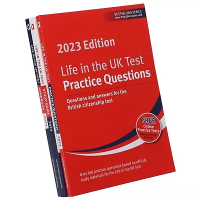 Life In The UK Test 2023 By Henry Dillon 3 Books Set - Non Fiction - Paperback • £23.99