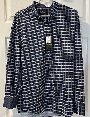 Collection By Michael Strahan Men’s Dress Shirt Size XL 17-17.5. NWT • $22.55