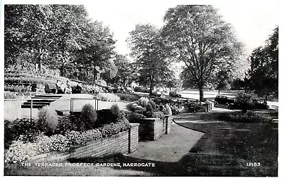 Harrogate The Terraces Prospect Gardens - Photostyle Salmon Postcard • £2.75