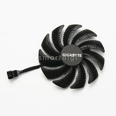 $15.99 • Buy Cooling Fan For Gigabyte Graphics Card P106 GTX1060 1050ti 1070 RX570 580 4PIN