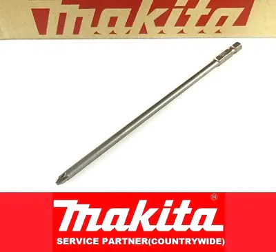 1x Genuine Makita Autofeed Screwdriver Bit PH2 157mm 6843 DFR550 BFR550 • £10.86