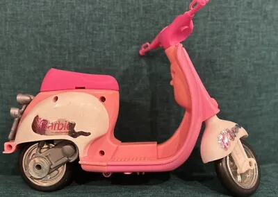 VTG Barbie 1997 Mattel Doll Scooter-Moped-Vesper-Motor Bike-Sturdy Pink Plastic • $9.99