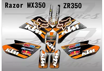 Razor MX350 Graphics Kit Decals THICK AND HIGH GLOSS • $53
