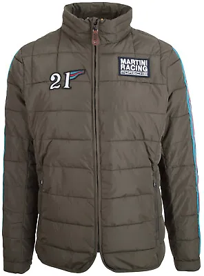 Porsche Martini Racing Collection Men's Winter Quilted Jacket Khaki • $269