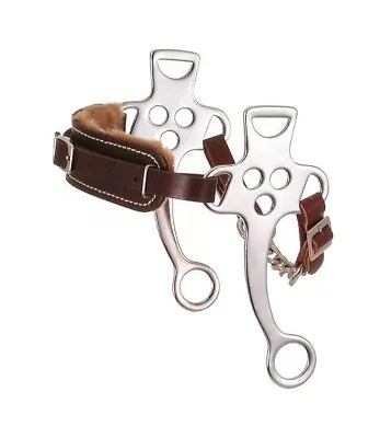 Kelly Silver Star Fleece Lined Hackamore - Chrome Plated - Horse • $33.10