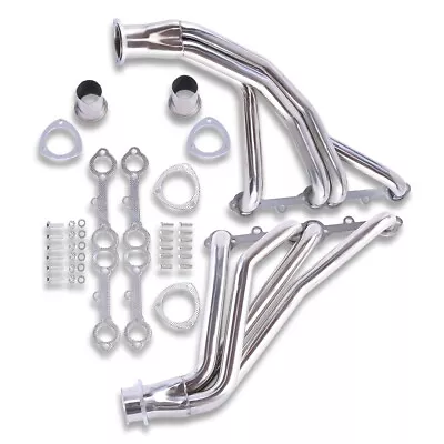 For Chevy SBC GMC Truck 265 327 350 66-87 Polished Stainless Steel Headers • $239.68