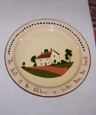 Vintage England Devon Motto Ware Dinner Plate AS-IS • $19.99