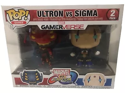 Ultron Vs Sigma Marvel Vs Capcom Infinite 2 Pack Vaulted Rare Funko Pop Vinyl • $36